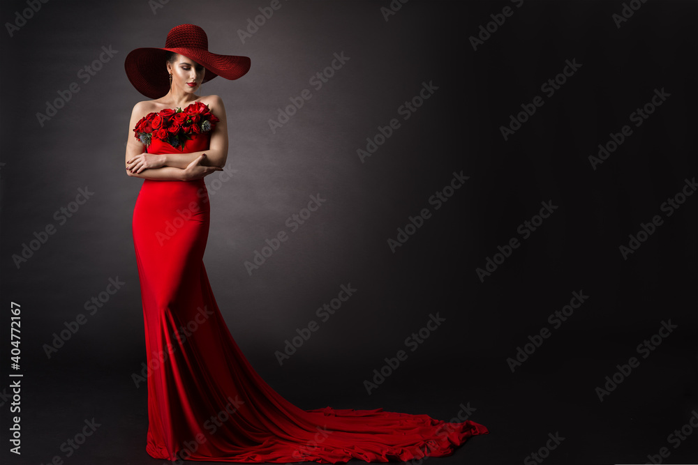 Red gown image